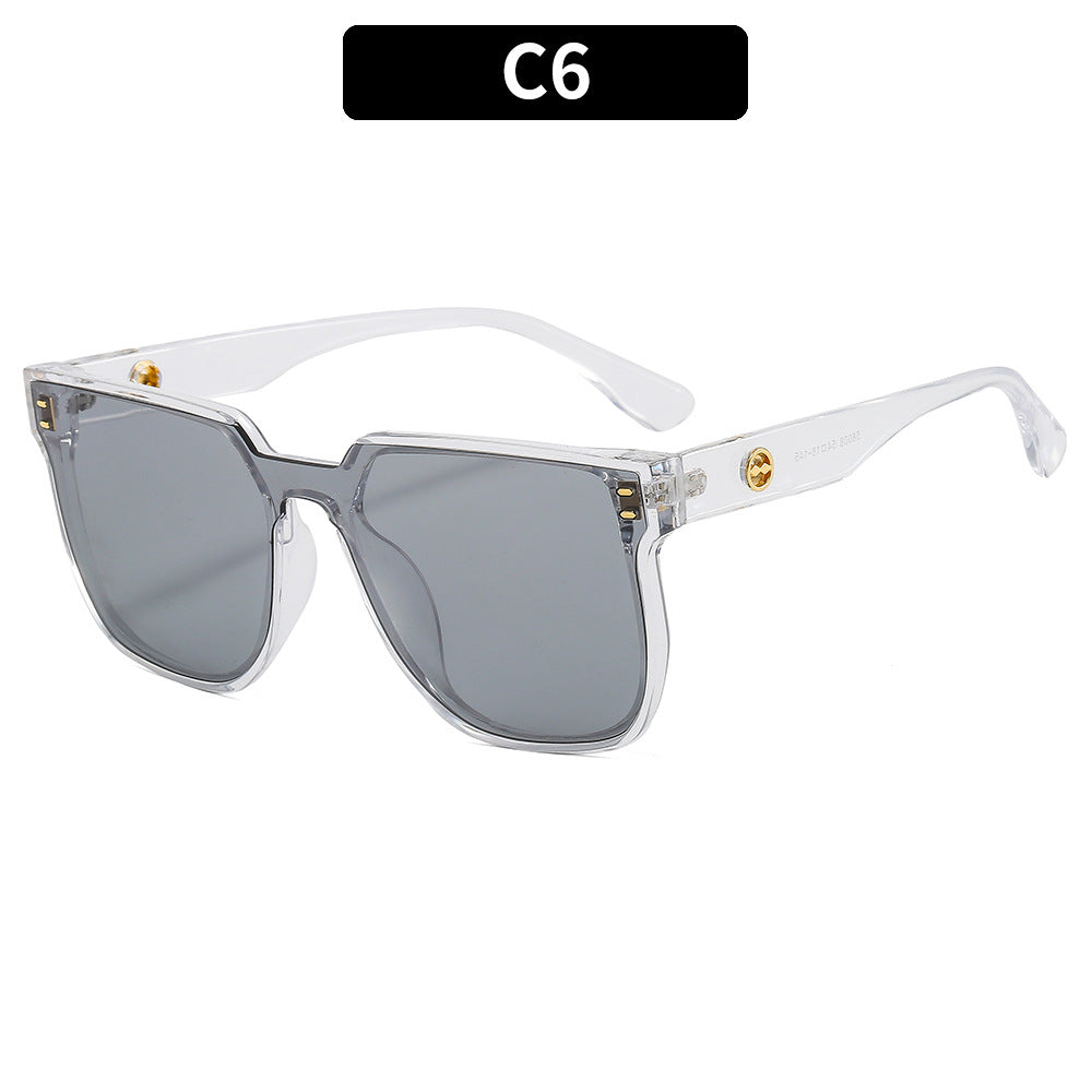 Stylish Angular Oversized Sunglasses