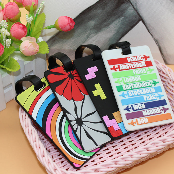 Unisex Travel-Themed Luggage Tag Bowlift