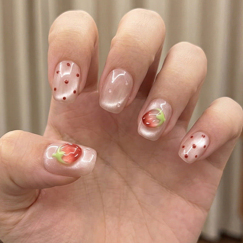 Decorative Press-On Nail Set with Star and Bow Designs Bowlift