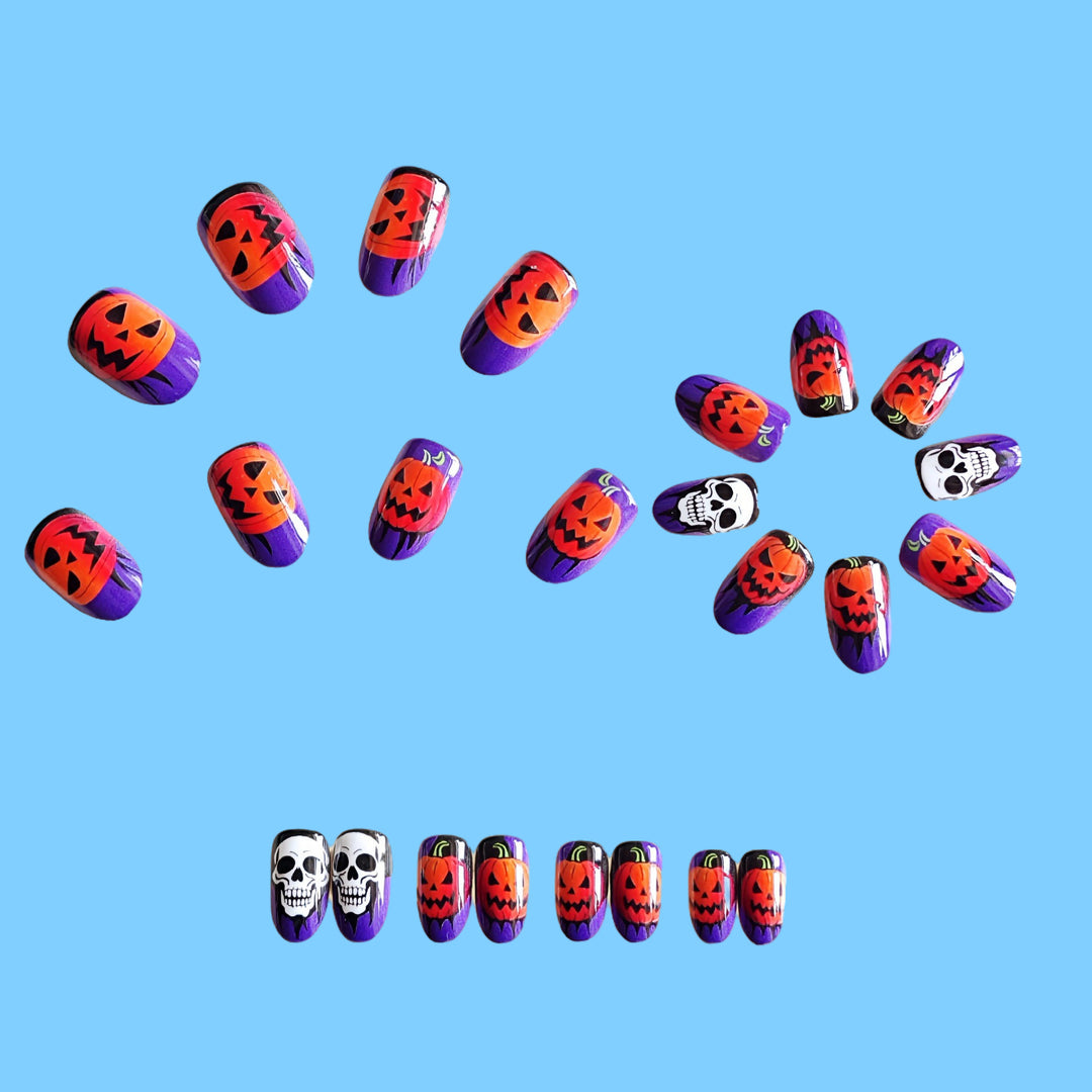 Halloween Nail Art Artificial Nails Bowlift