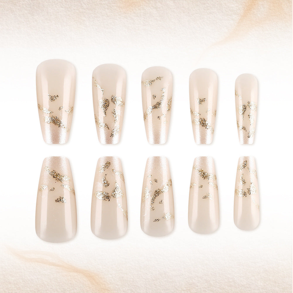 Glittery Elegance Press-On Nail Set Bowlift