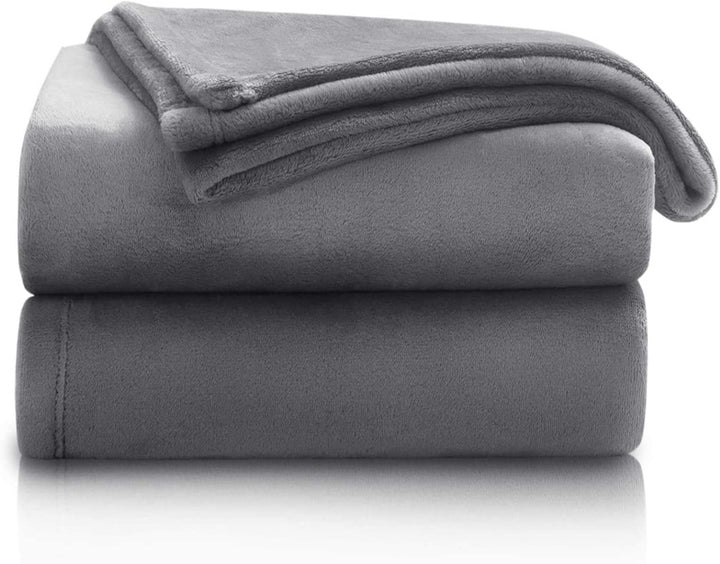 Ladies Cozy Plush Blanket with Reversible Design Bowlift