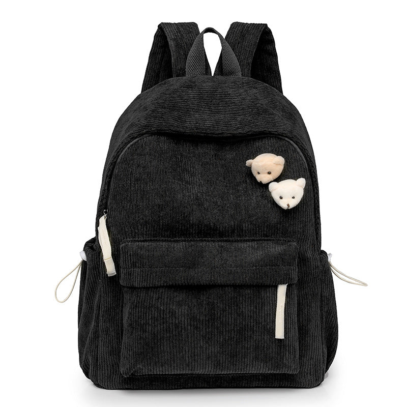 Adorable Plush Character School Backpack Bowlift