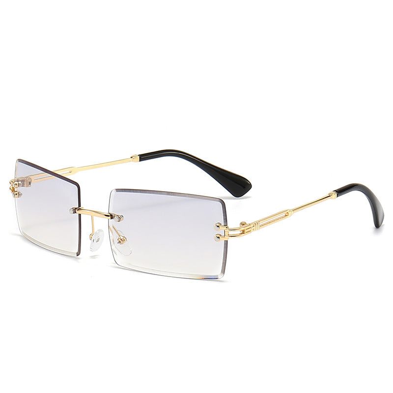Women's fashionable rectangular sunglasses with gradient lenses Bowlift