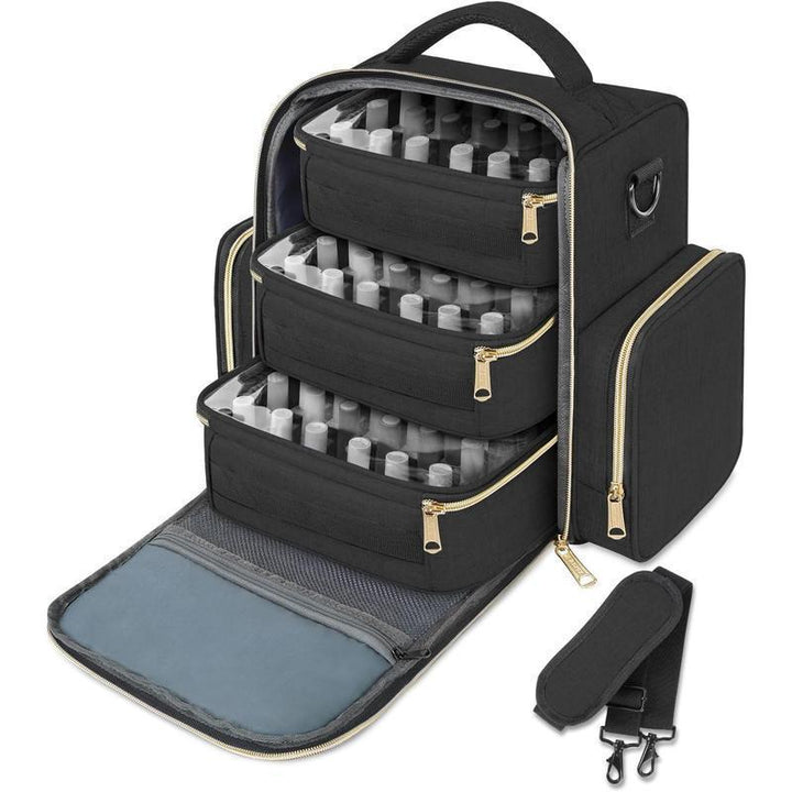 Practical cosmetic bag with multiple compartments Bowlift