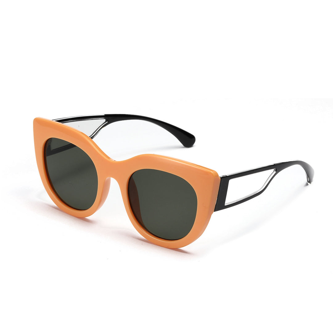 Women's fashionable cat-eye sunglasses with wide UV protection lenses Bowlift