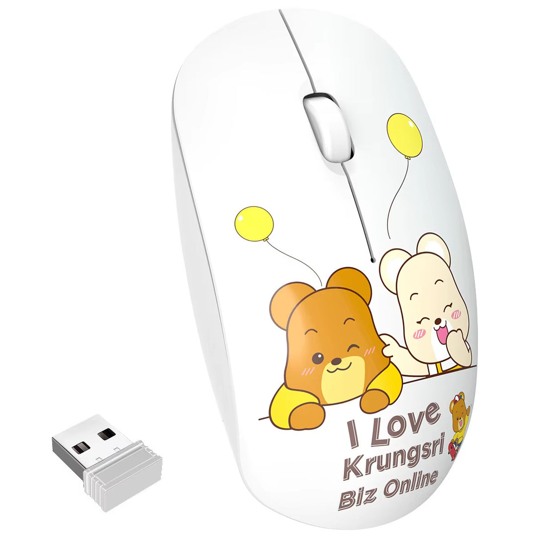 Cute Wireless Computer Mouse Bowlift