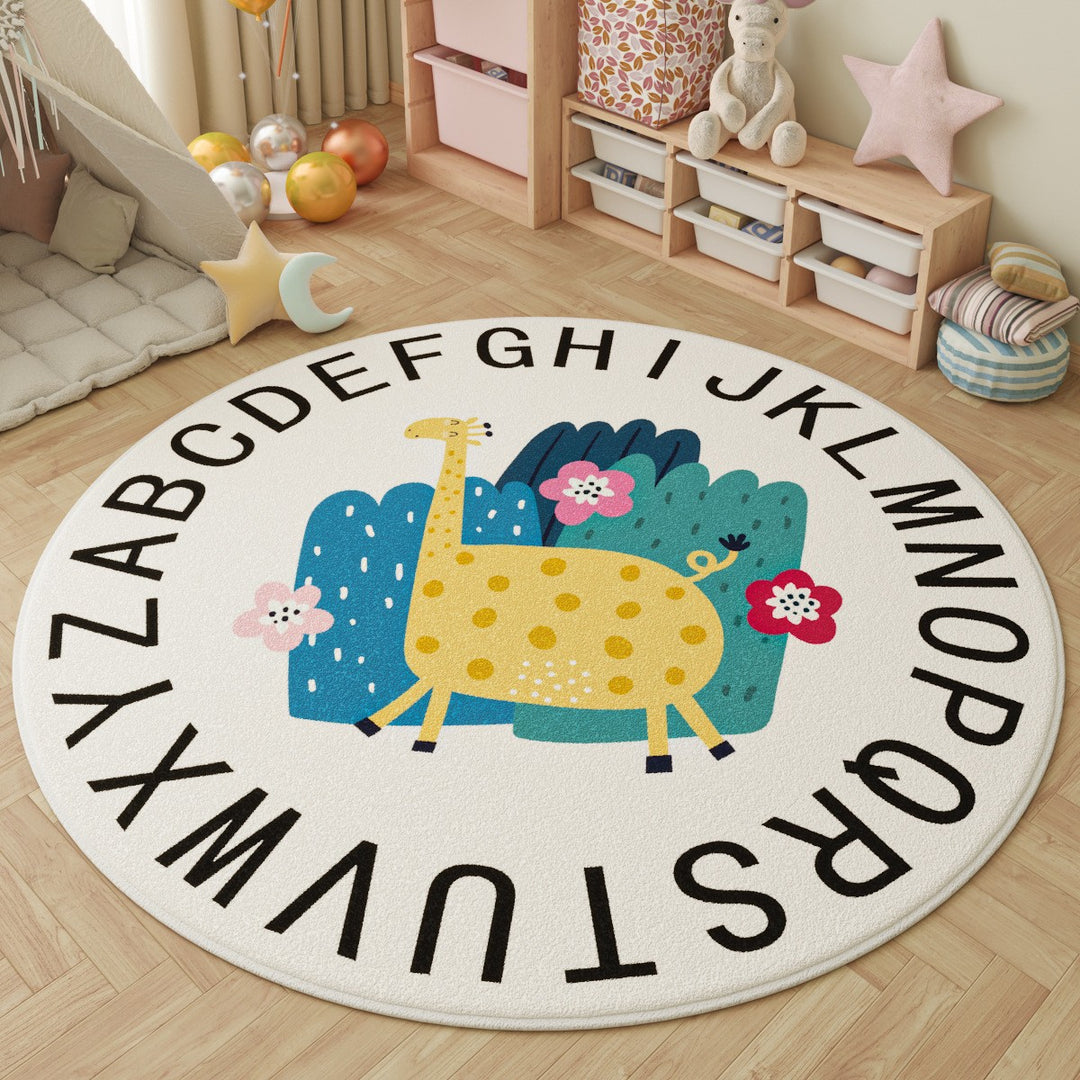 Playful Dinosaur-Themed Area Rug