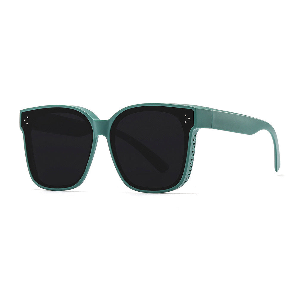 Women's fashionable square sunglasses with UV protection and comfortable temples Bowlift
