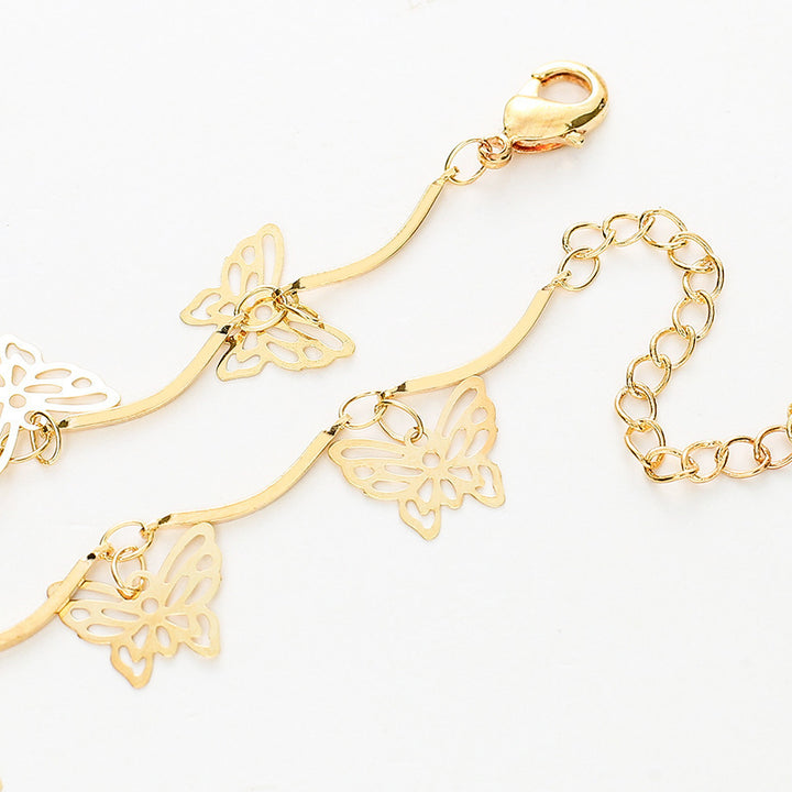 Butterfly Design Choker Necklace Bowlift