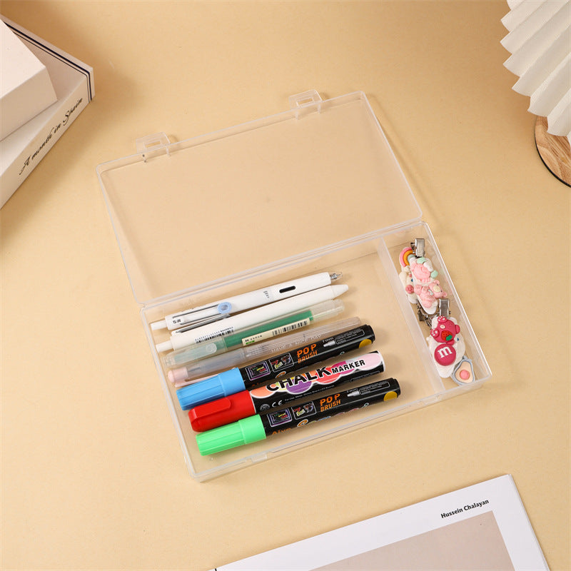 Transparent Storage Organizer with Secure Lid Bowlift