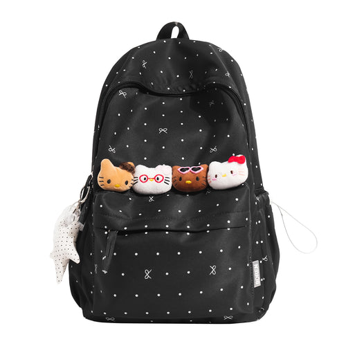 Cute Plush Character Backpack Bowlift