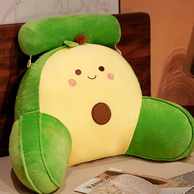 Plush pillow in avocado shape Bowlift