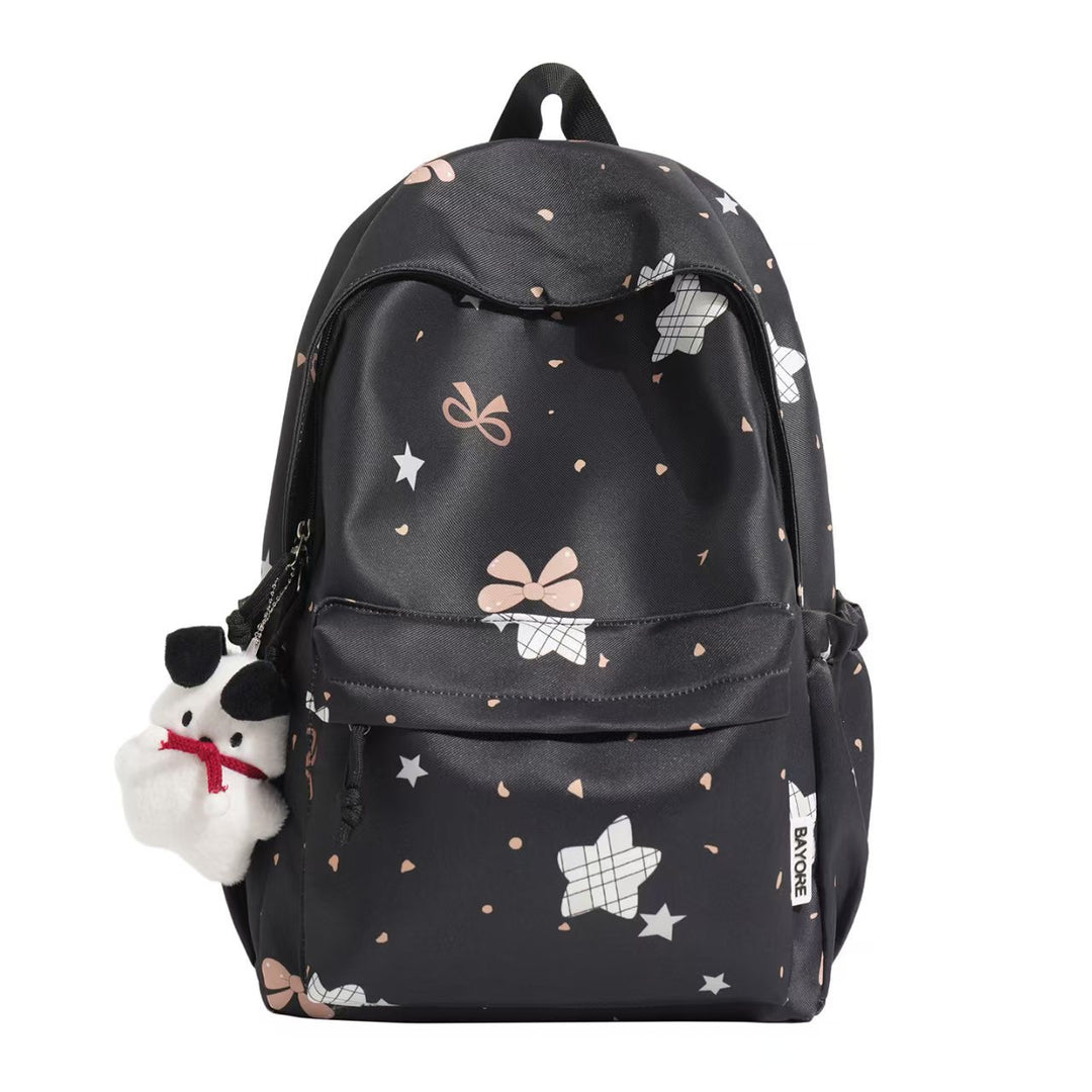Adorable Bow-Patterned Backpack Bowlift
