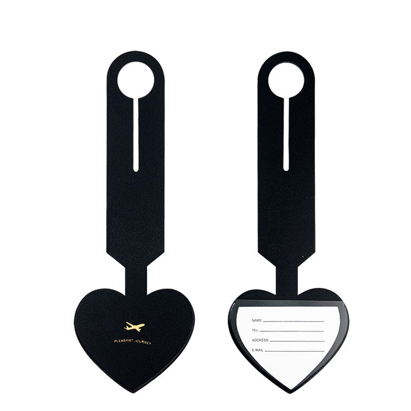 Heart-Shaped Luggage Identification Tag Bowlift