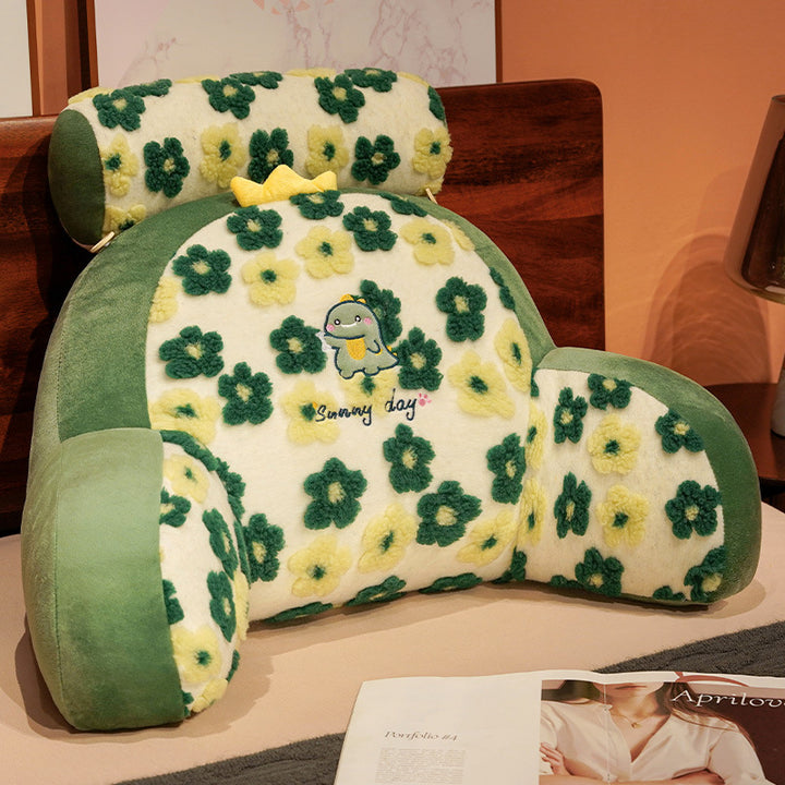 Ergonomic Plush Back Support Cushion Bowlift