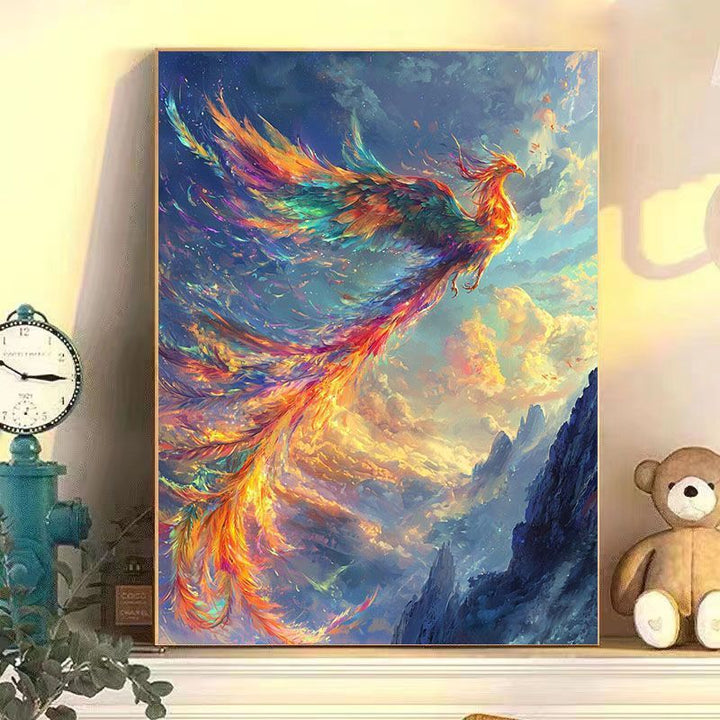 Abstract Phoenix Wall Art Print Bowlift
