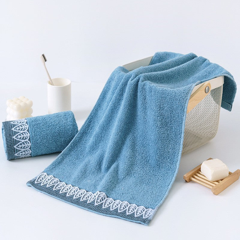 Women Cotton Bath Towel with Fine Border Bowlift