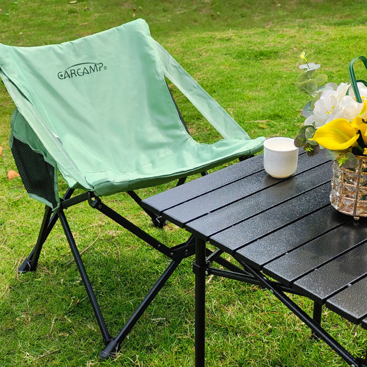Women Folding Chair with Ergonomic Support Bowlift