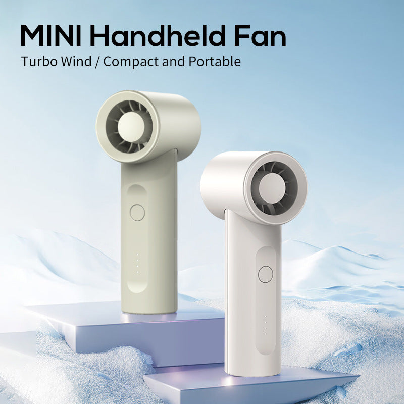 Unisex Handheld USB Rechargeable Personal Cooling Fan Bowlift