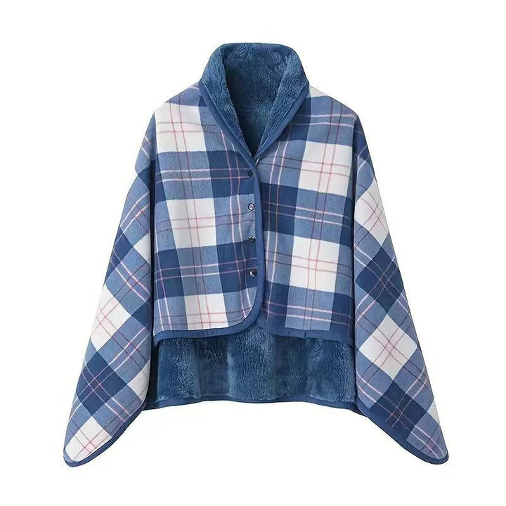 Cozy Plaid Blanket From Bowlift