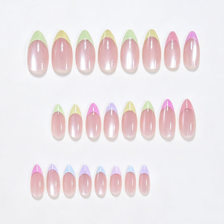 Gradient Nail Art Design Bowlift