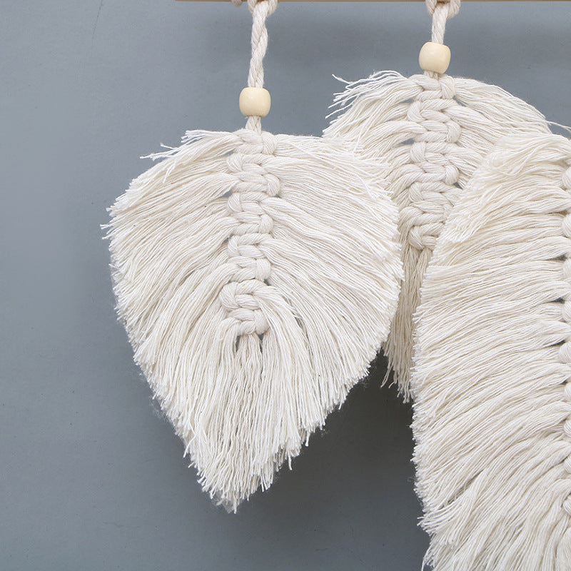 Artistic Macrame Leaf Wall Hanging Bowlift