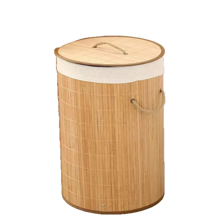Stylish laundry basket with lid Bowlift