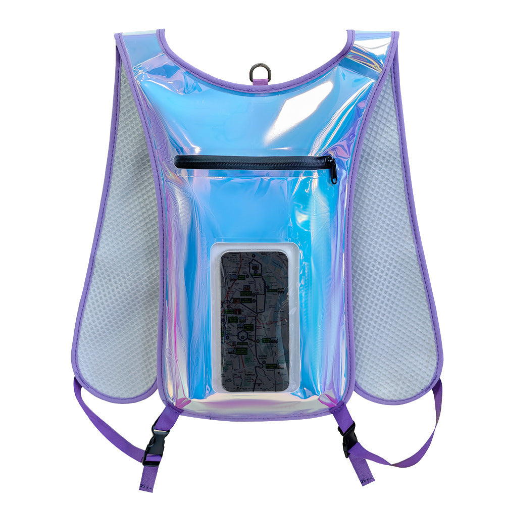 Waterproof Smartphone Backpack with Transparent Front Pocket Bowlift