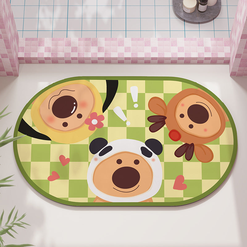 Fun-Themed Bath Mat Bowlift