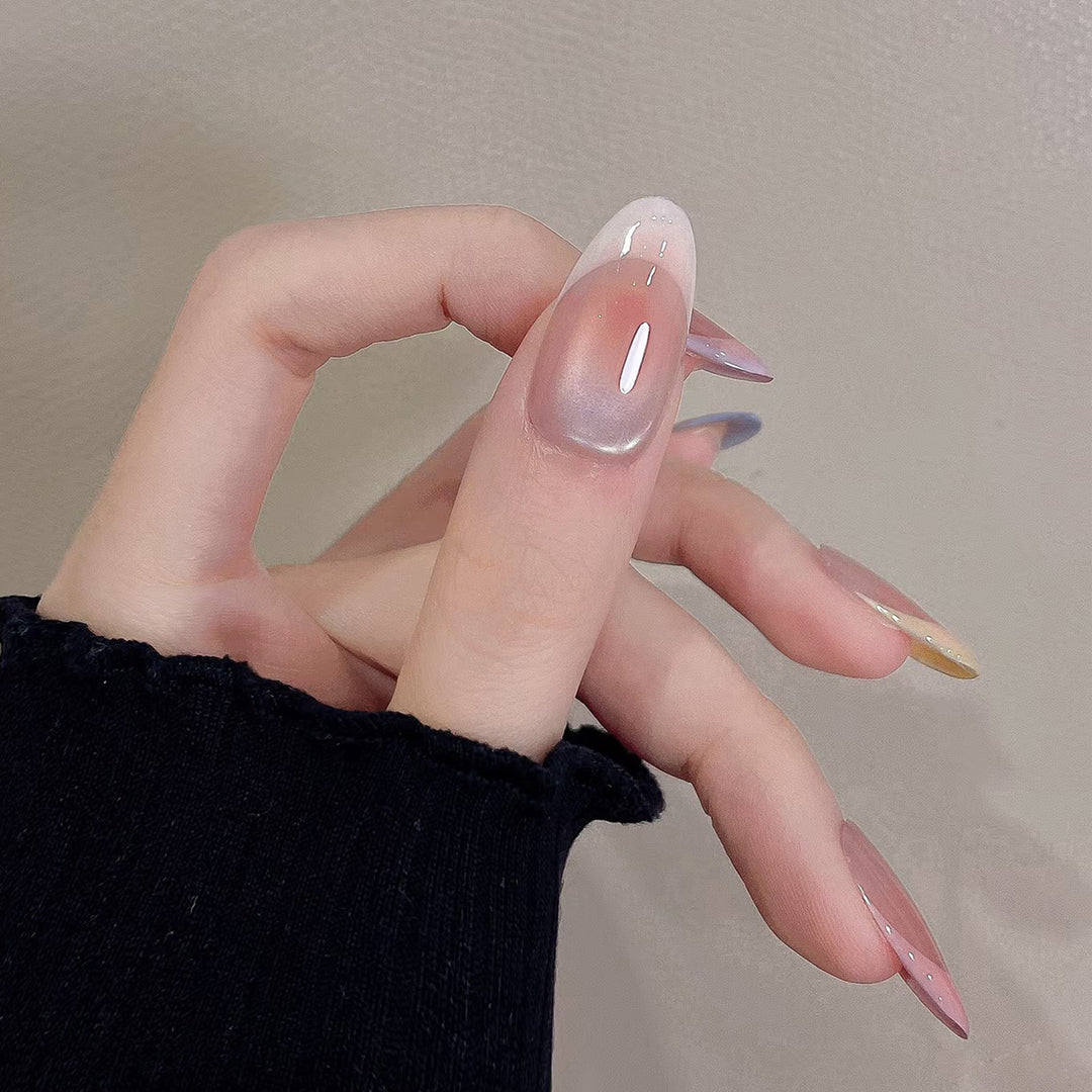 Trendy Ombre Press-On Nail Set Bowlift