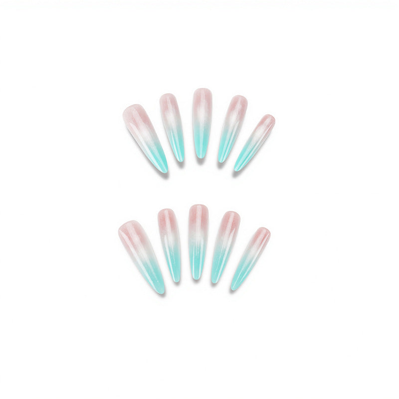 Gradient Press-On Nails Bowlift