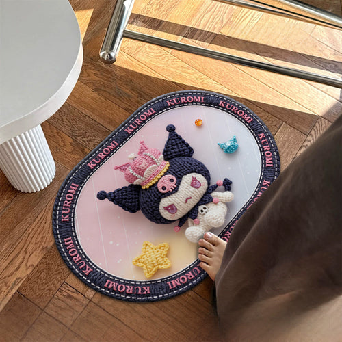 Character-Themed Plush Floor Mat