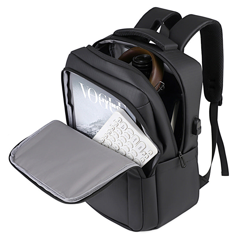 Stylish business backpack with protective compartments and ergonomic carrying system Bowlift