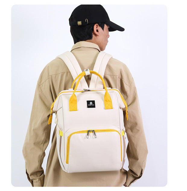 Multi-Purpose Insulated Diaper Backpack Bowlift