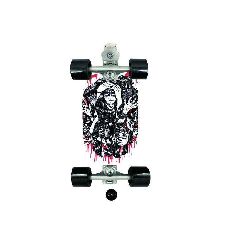 Retro-Inspired Mini Cruiser Skateboard Bowlift