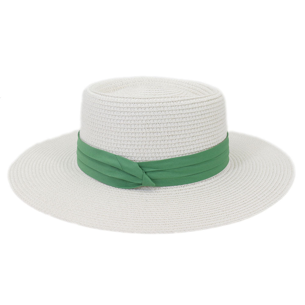 Breathable Sun Straw Boater Hat | Bowlift