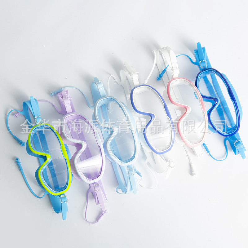 Comfortable swimming goggles with adjustable headband Bowlift