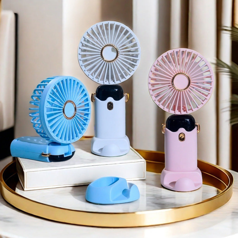 Women Portable Mini Fan with Innovative Design Bowlift