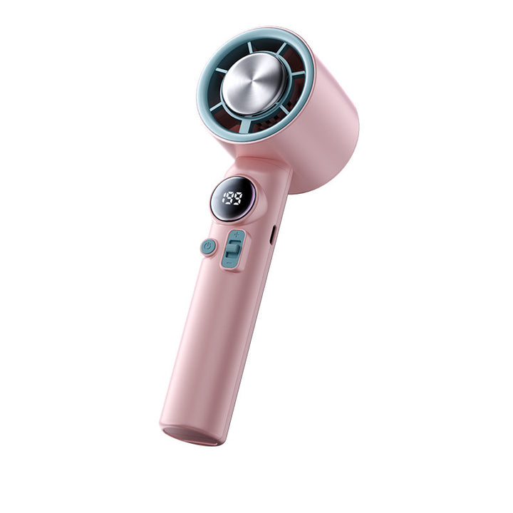 Portable Hand Fan with Digital Display and Intelligent Temperature Settings Bowlift