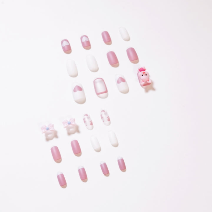 Artificial nail art with playful animal design Bowlift