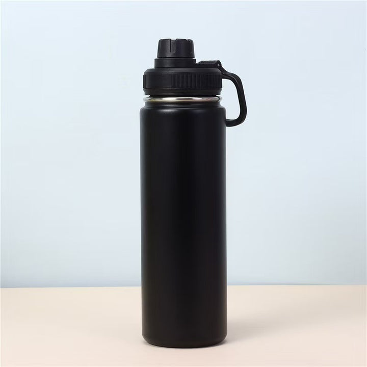 Insulated Stainless Steel Sport Water Bottle with Wide-Mouth Flip Cap Bowlift