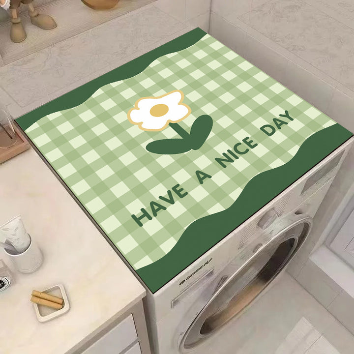 Decorative Laundry Top Mat Bowlift