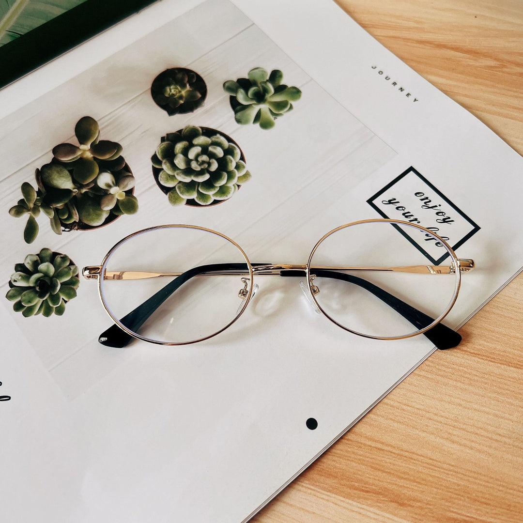 Retro Oval Frame Sunglasses Bowlift