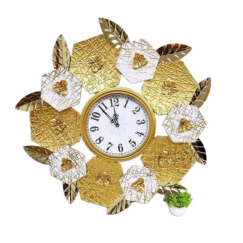 Decorative Floral Wall Clock Bowlift 1789208504