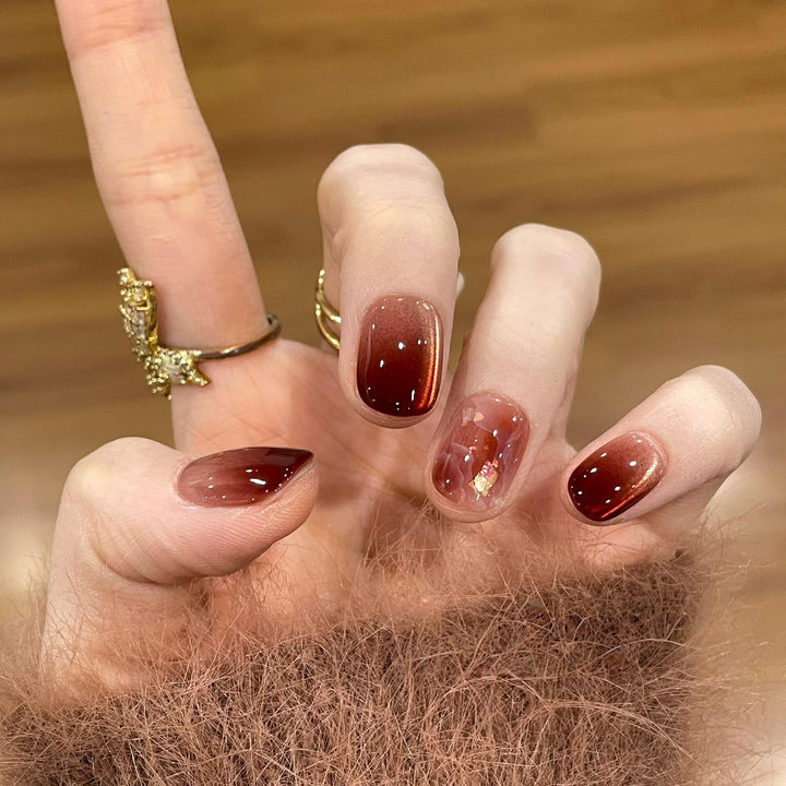 Artificial nails in modern ombre design Bowlift