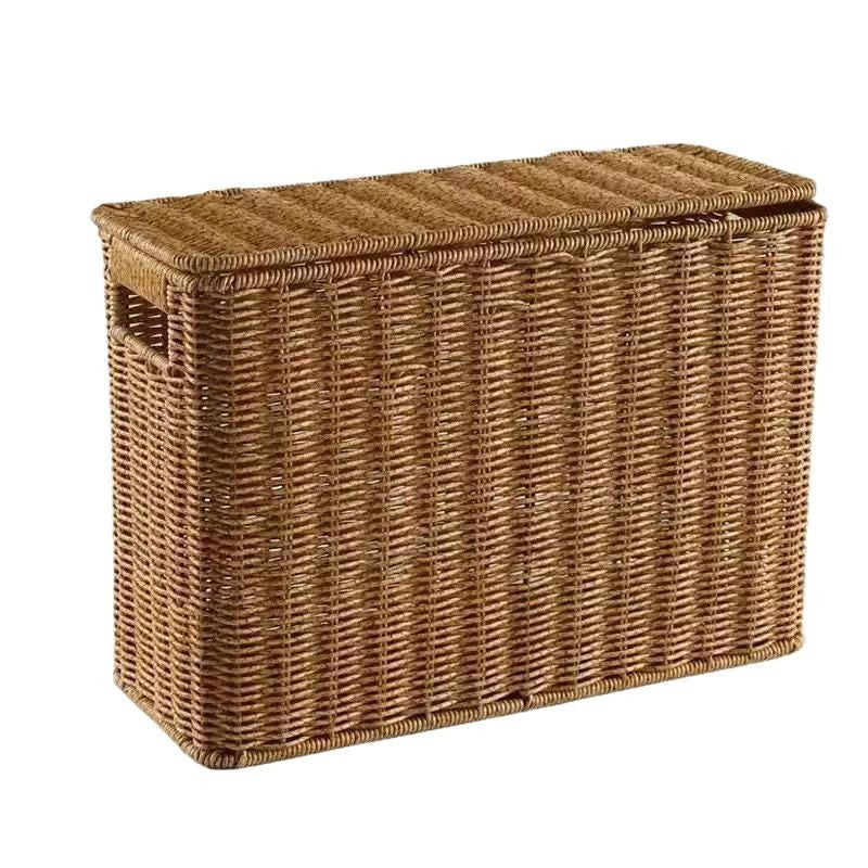 Women Multifunctional Rattan Basket with Lid Bowlift