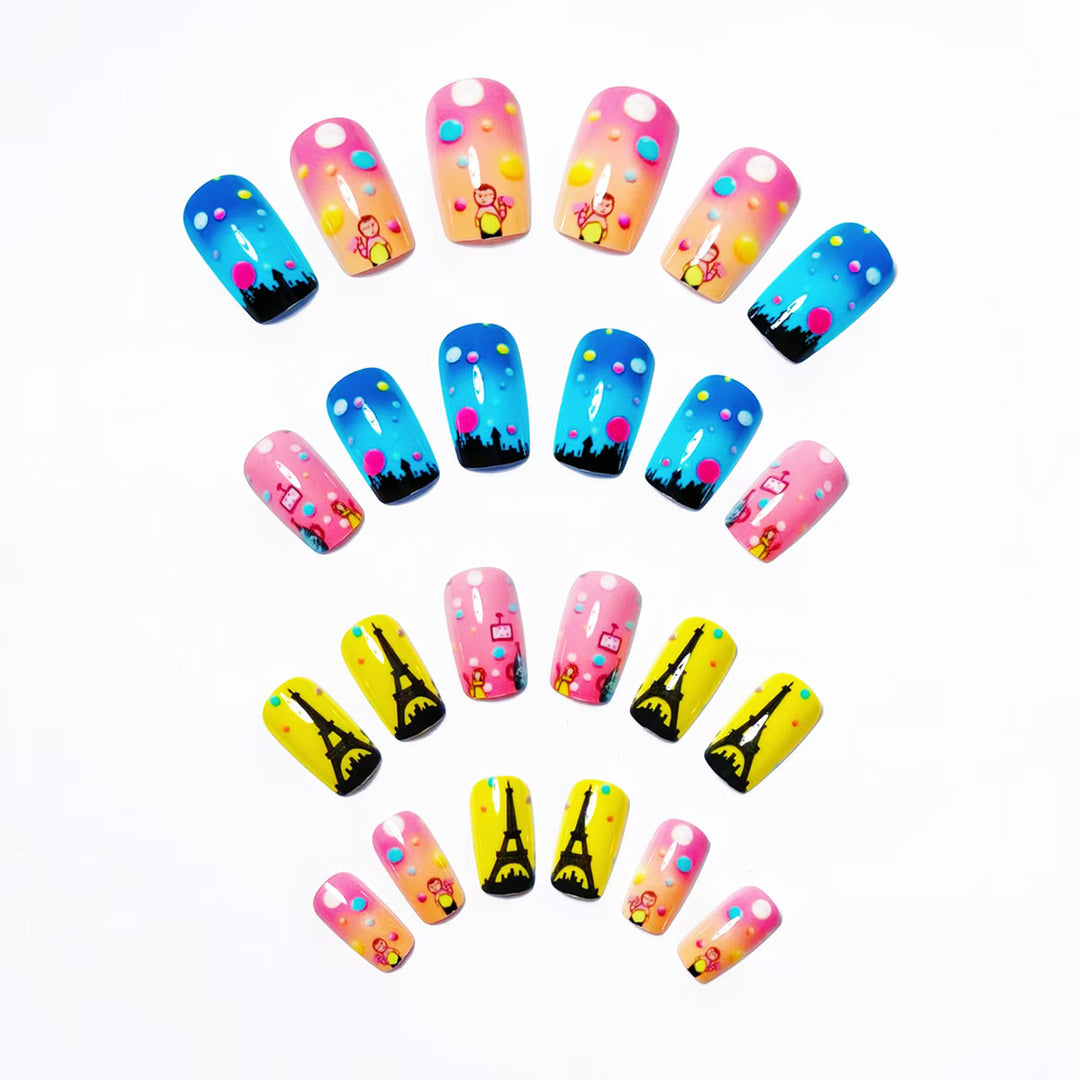 Creative Nail Art with Parisian Motifs Bowlift