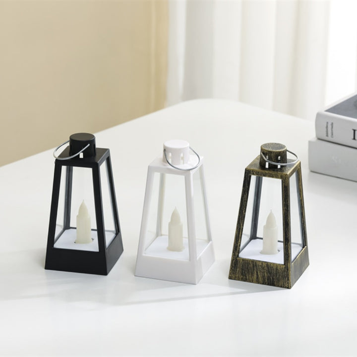 Decorative Battery-Operated Tabletop Candle Lantern Bowlift