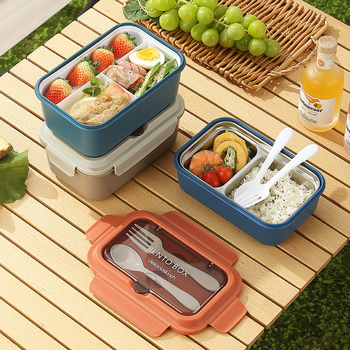 Airtight Bento Lunch Box with Removable Divider